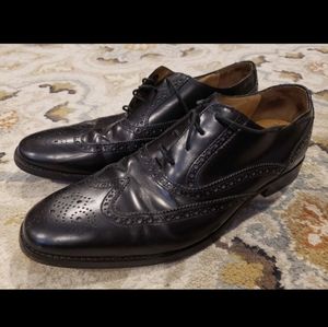Cole Haan Oxford Wingtip, Mens Dress Shoe, 10M, Black, Like New